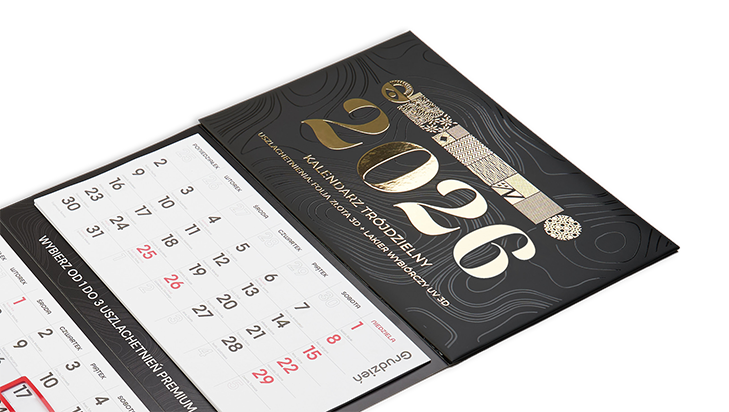 Wzornik Kalendarz Trójdzielny